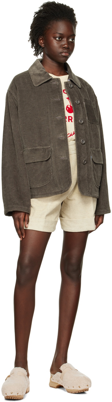 See by Chloé Brown Patch Pocket Jacket See by Chloe