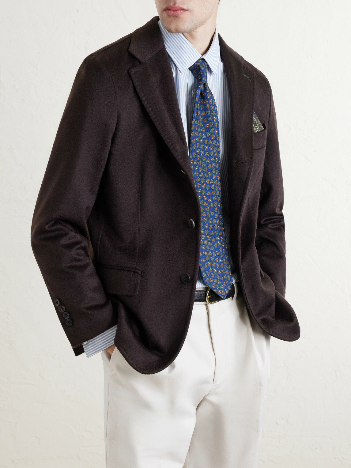 Rubinacci - 9cm Printed Silk-Twill Tie