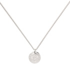 IN GOLD WE TRUST PARIS Silver Coin Necklace