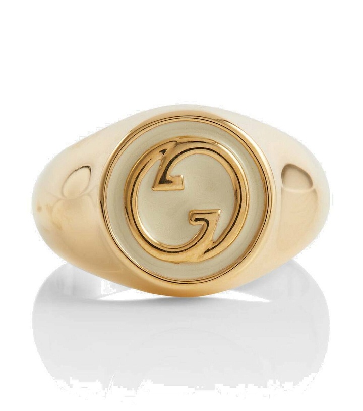 Photo: Gucci Gucci Blondie enamel ring