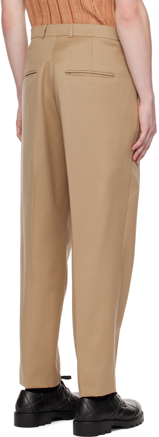 Steven Passaro SSENSE Exclusive Beige Trousers