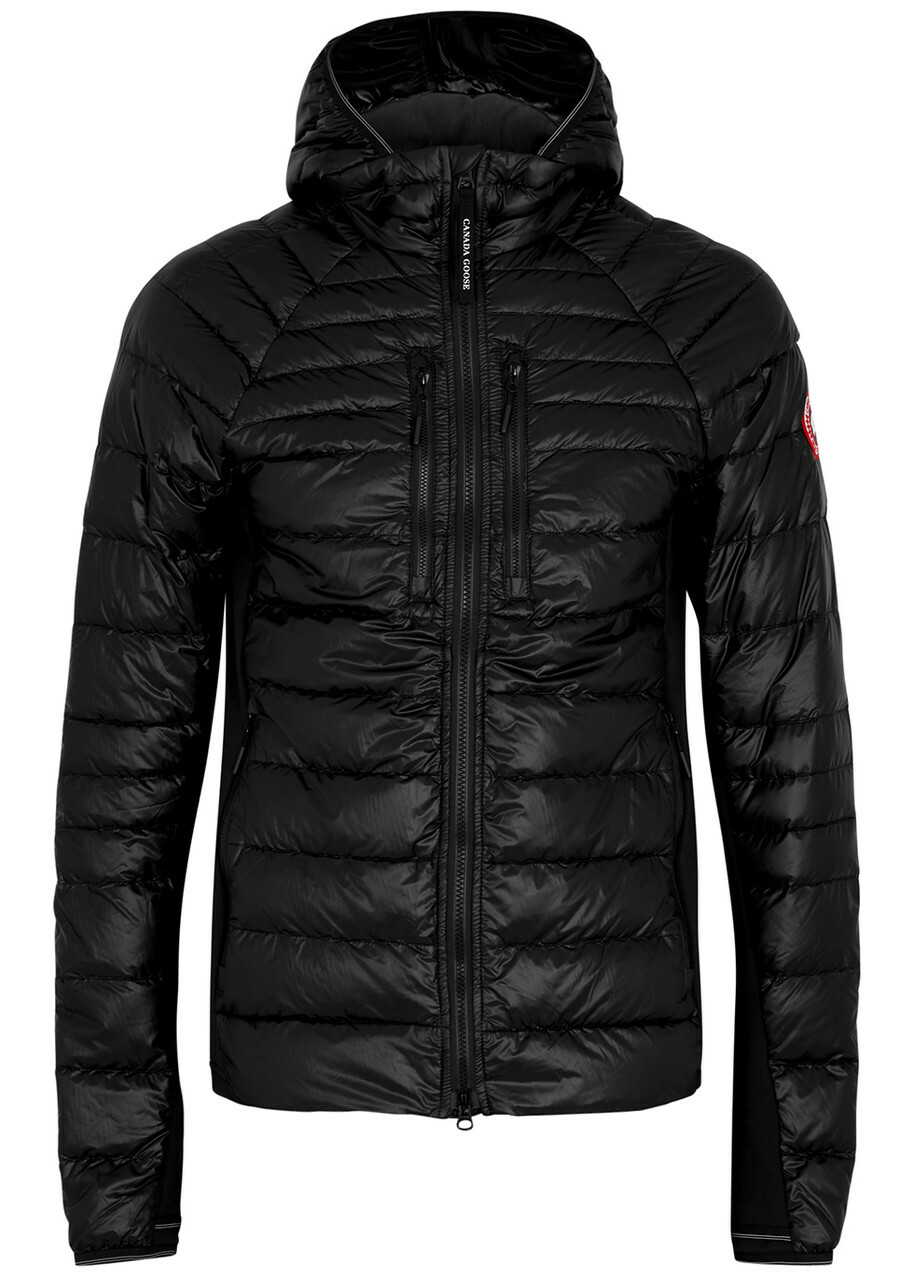 Canada Goose Hybridge Lite Black Hooded Shell Jacket Black Jacket Canada Goose