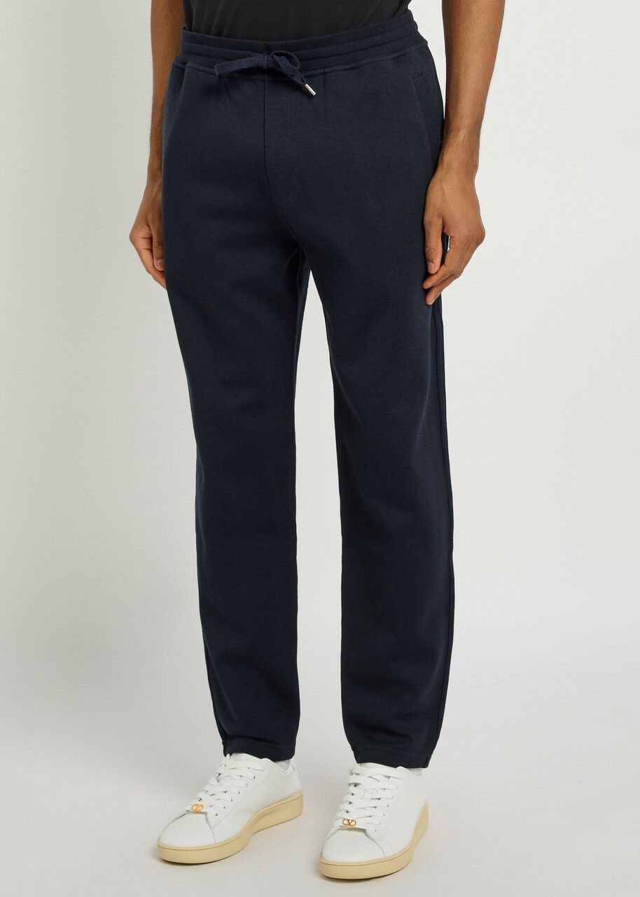 Brunello Cucinelli Tapered-leg Cotton-blend Sweatpants Multicoloured 1
