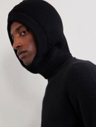 Rick Owens - Ribbed Cotton Balaclava