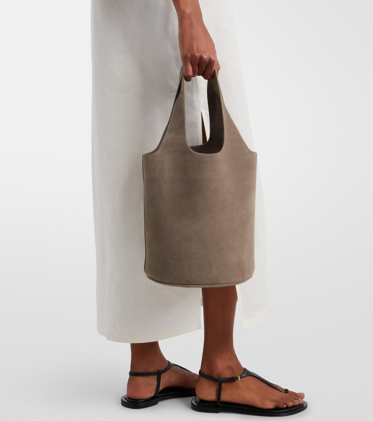 A.Emery Wren Medium suede bucket bag