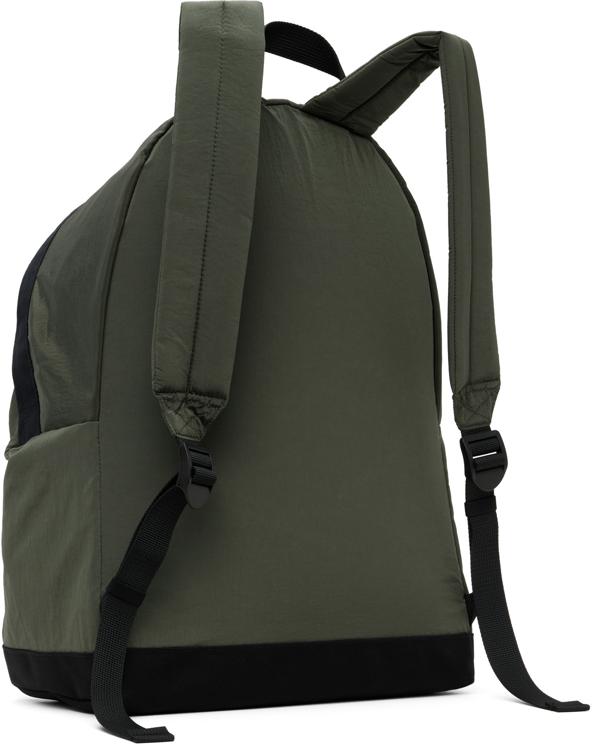 Stone Island Junior Kids Khaki Nylon Metal In Econyl Backpack