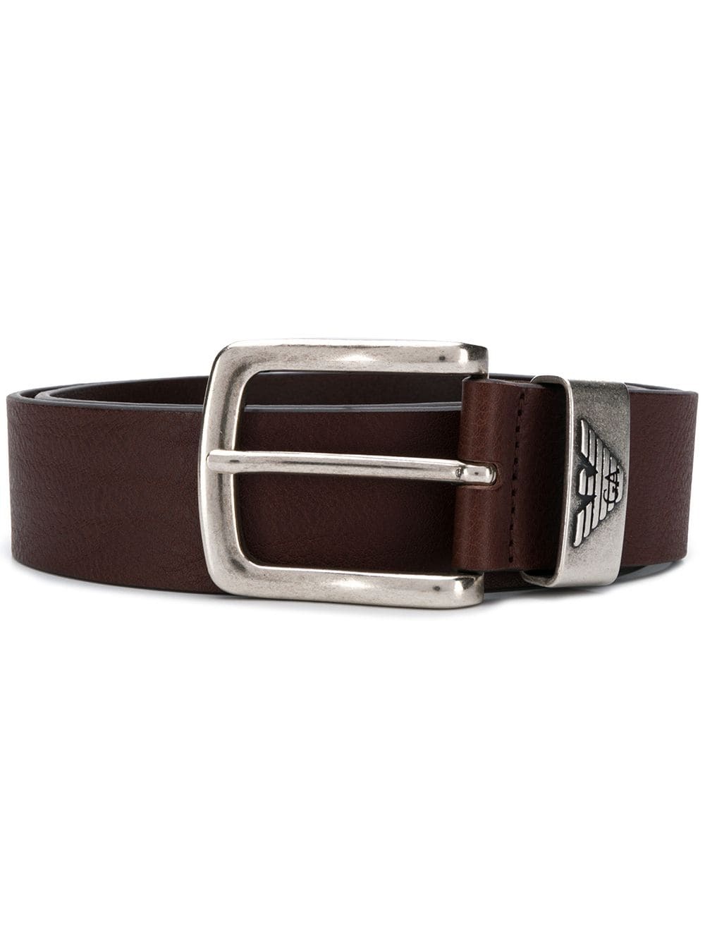 EMPORIO ARMANI ブラウン レザーベルト 80/32 EMPORIO ARMANI - Leather Belt Emporio Armani
