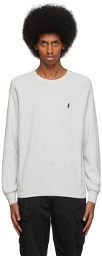 Polo Ralph Lauren Grey Cotton Crewneck Sweater