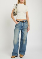 Skims Cotton-jersey T-shirt Off White