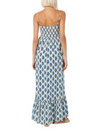 MC2 Saint Barth Woman Cotton Dress Jemma With Smocked Embroidery