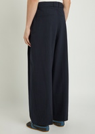 Studio Nicholson Typewriter Straight-leg Cotton-poplin Trousers Navy