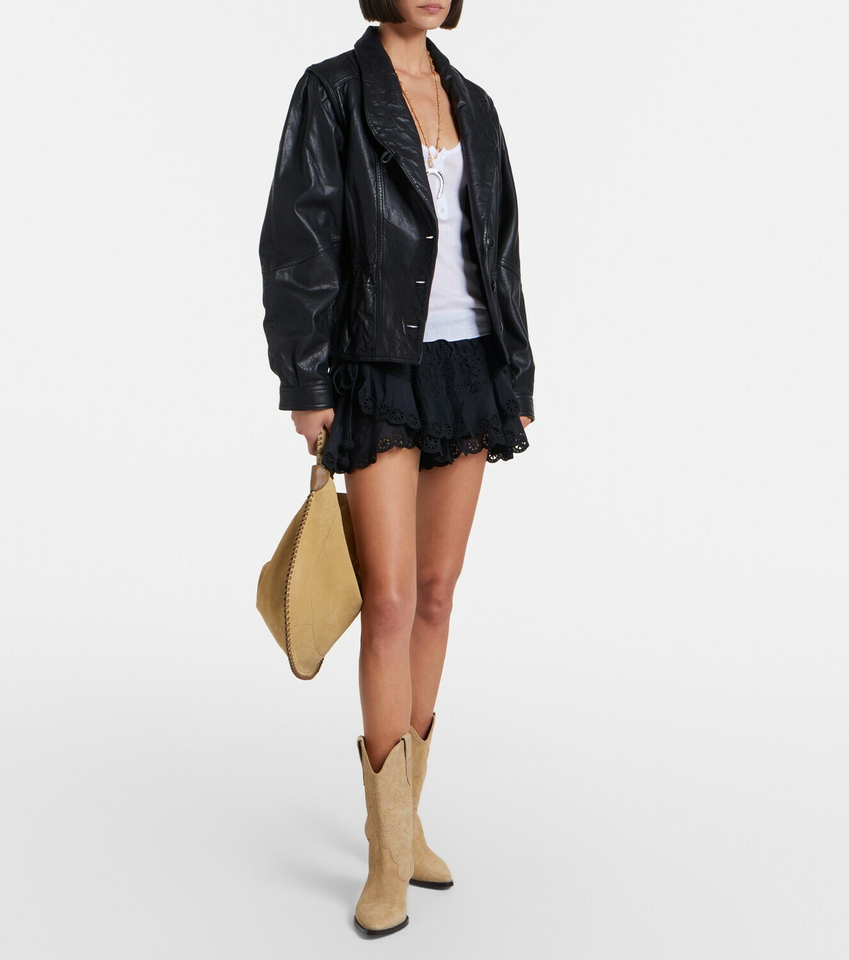 Isabel Marant Duerto suede cowboy boots