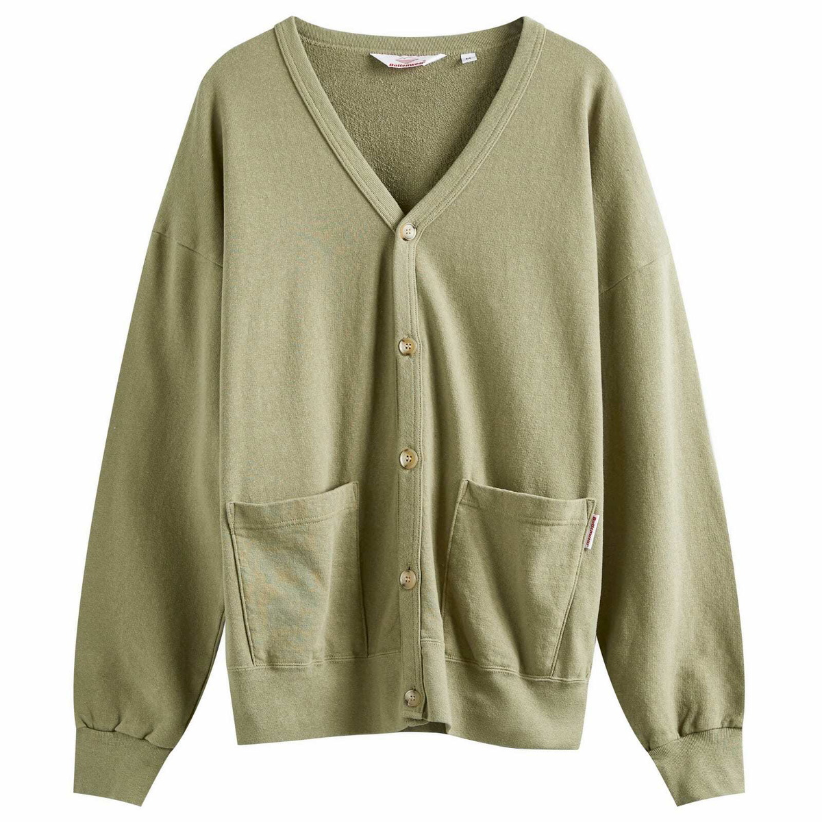 Battenwear Men's Neighbor Cardigan in Olive