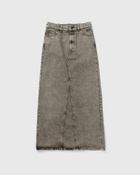 Gestuz Brendagz Hw Long Skirt Grey Skirts
