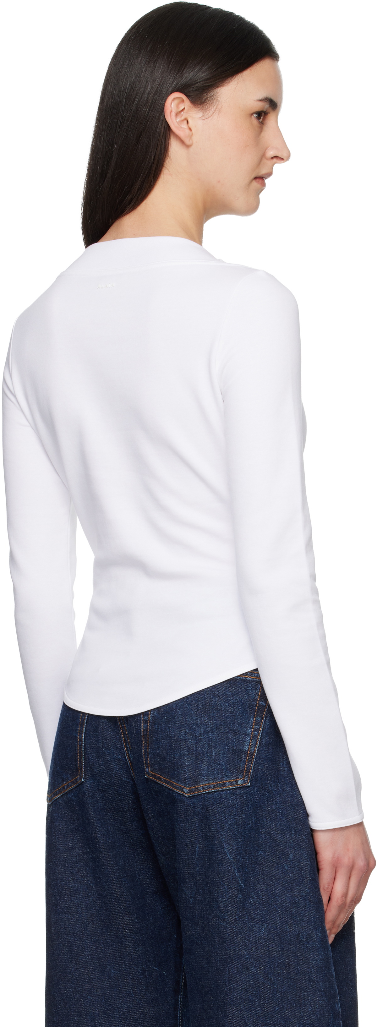 ALAÏA White Cotton T-shirt