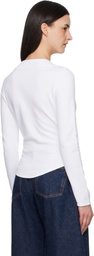ALAÏA White Cotton T-shirt