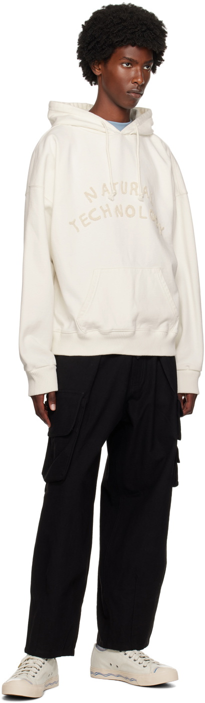Story mfg. White Geo Hoodie