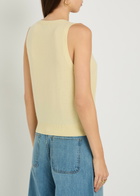 Paige Anika Cashmere Vest Yellow