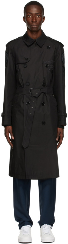 Photo: Burberry Black Patchwork Westminster Trench Coat
