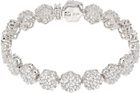 Hatton Labs Silver Daisy Tennis Bracelet