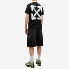Off-White Men's Spray Arrow Slim T-Shirt in Black/White
