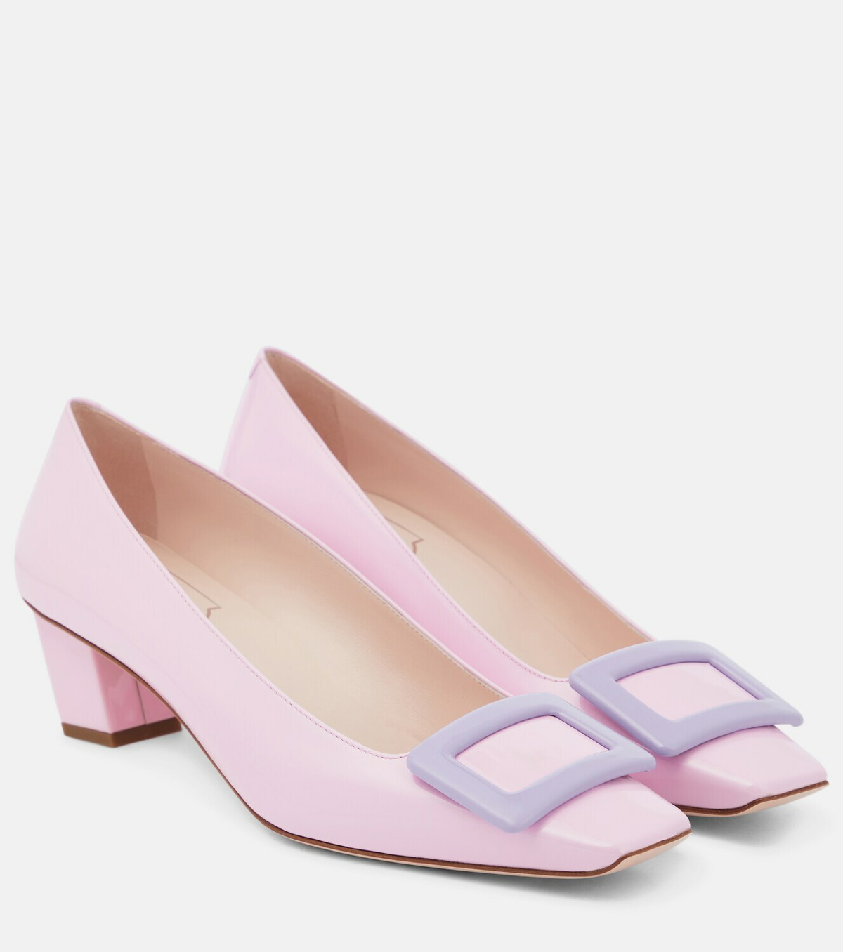 Roger Vivier Belle Vivier 45 patent leather pumps Roger Vivier