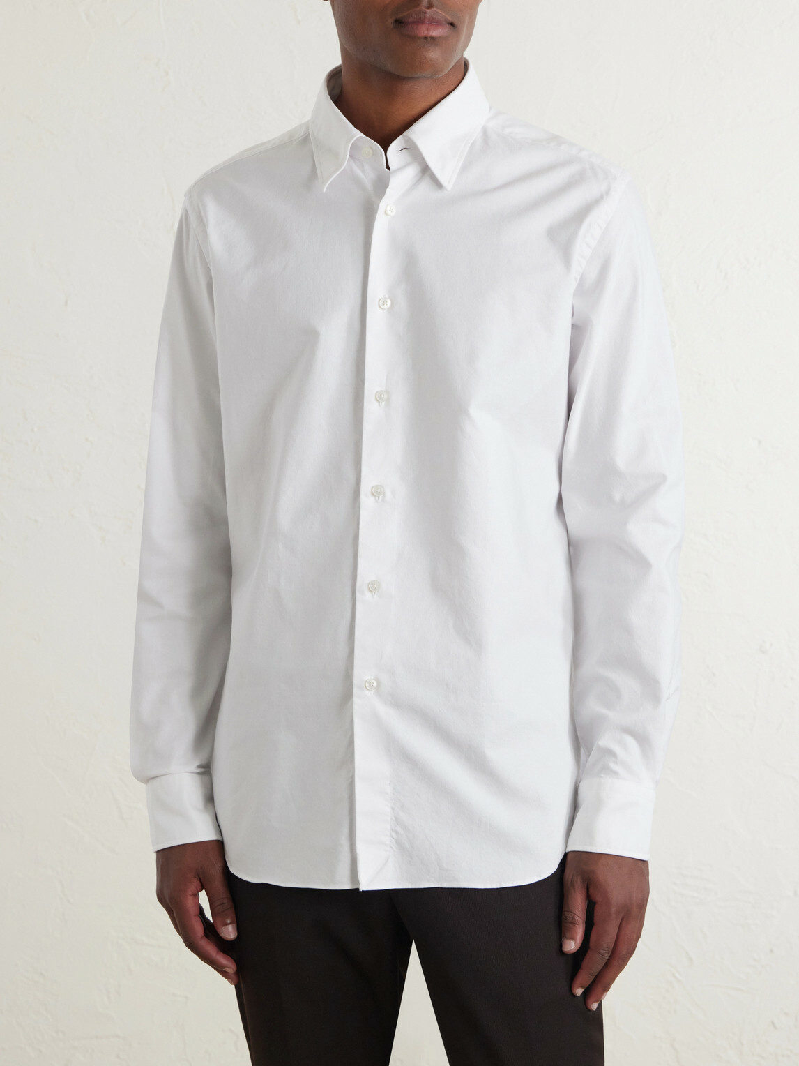 Slowear - Cotton Oxford Shirt - White