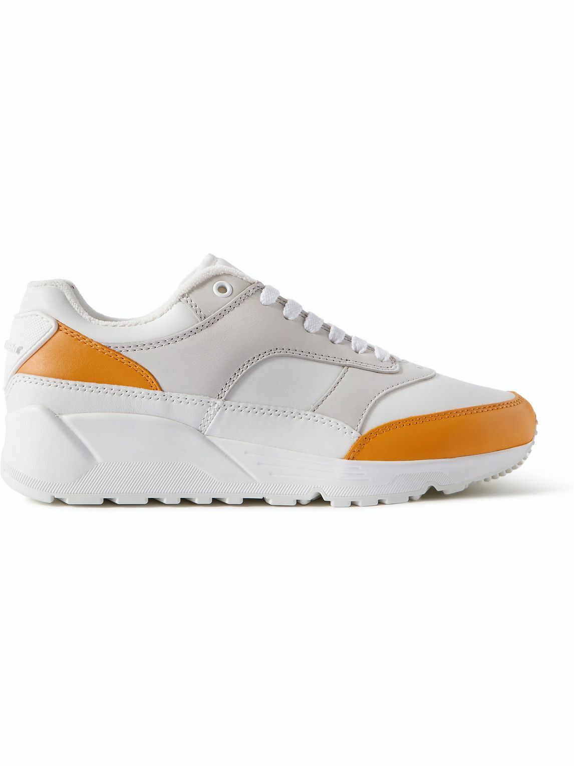 SAINT LAURENT - Colour-Block Leather Low-Top Sneakers - Yellow Saint ...