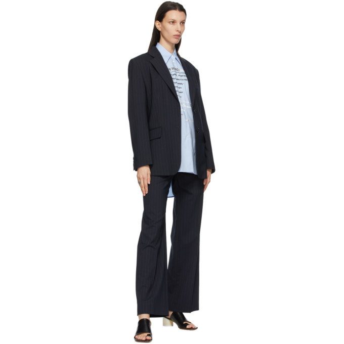 Mm6 maison discount margiela navy blazer