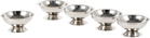 Service Projects Silver Ice Cream Cup Set, 5 pcs