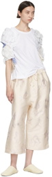 Tricot Comme des Garçons Beige Polyester Trousers