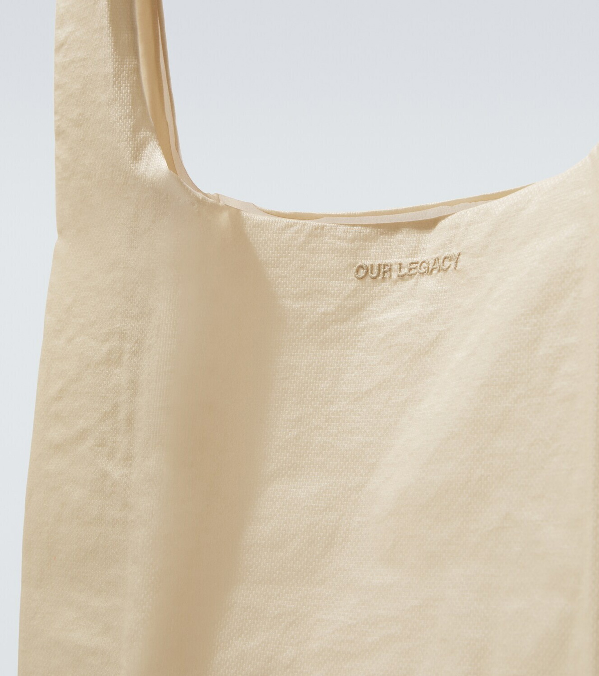 Our Legacy Logo embroidered shopper