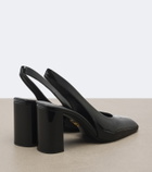 Prada Patent leather slingback pumps