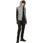 Balmain Black and White Down Houndstooth Vest