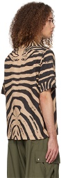 Rhude Black & Tan Zebra Shirt