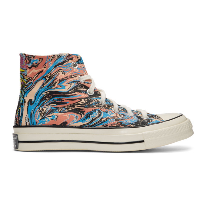 Photo: Converse Multicolor Marble Chuck 70 High Sneakers