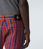 Versace Striped straight jeans