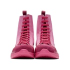 ION Pink N7 High-Top Sneakers