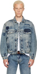 Diesel Blue D-Denver-S2 Denim Jacket