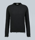 Saint Laurent - Destroyed knit sweater