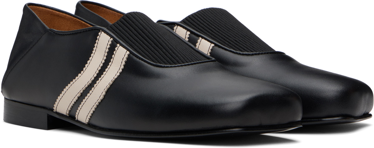 EGONlab Black Ballerina 2 Straps Loafers