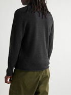 James Perse - Saddle Recycled-Cashmere Half-Zip Sweater - Blue