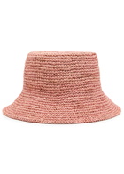 Vivienne Westwood Orb Raffia Bucket hat Pink