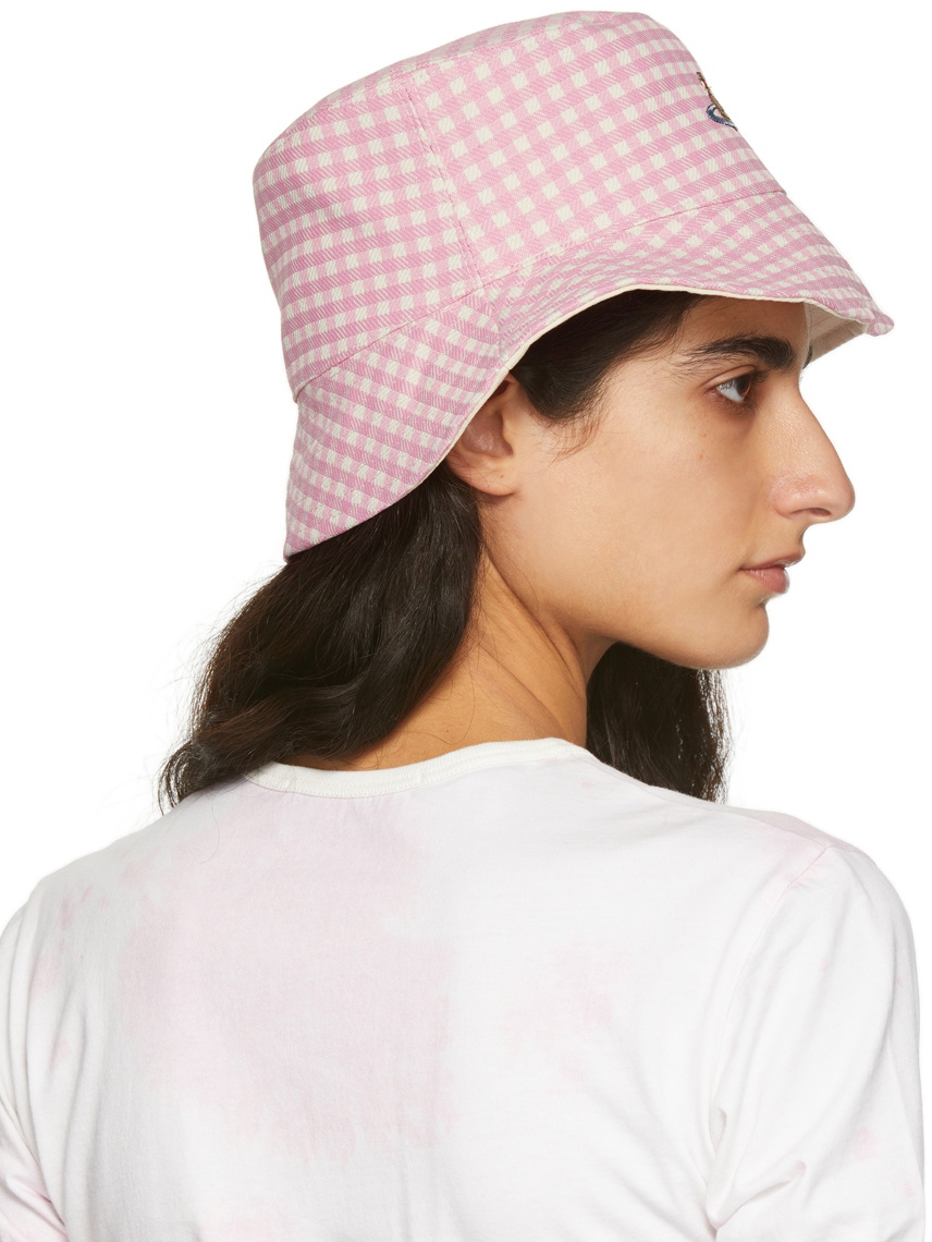 Vivienne Westwood, Multi Printed Orb Chain Bucket Hat In Pink - KASURI –  Kasuri