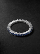 Suzanne Kalan - White Gold Sapphire Ring - Blue