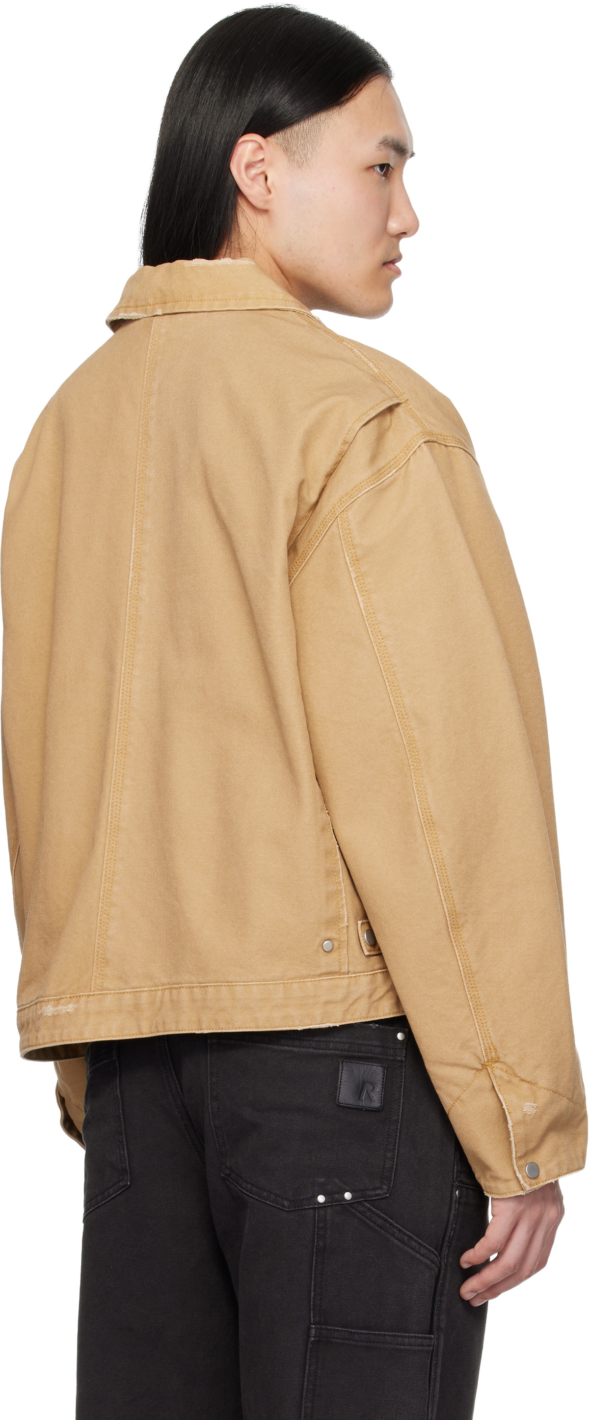 Represent Beige Heaton Workwear Jacket