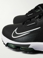 Nike Golf - Air Zoom Infinity Tour 2 Rubber-Trimmed Flyknit Golf Sneakers - Black