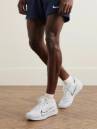 Nike Tennis - NikeCourt Air Zoom Vapor 11 Rubber-Trimmed Mesh Tennis Sneakers - White