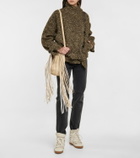 Isabel Marant Nowles shearling-trimmed suede ankle boots