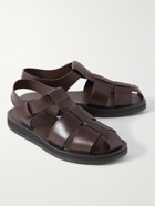 The Row - Leather Sandals - Brown